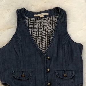 forever Twenty one Jrs jean vest. M